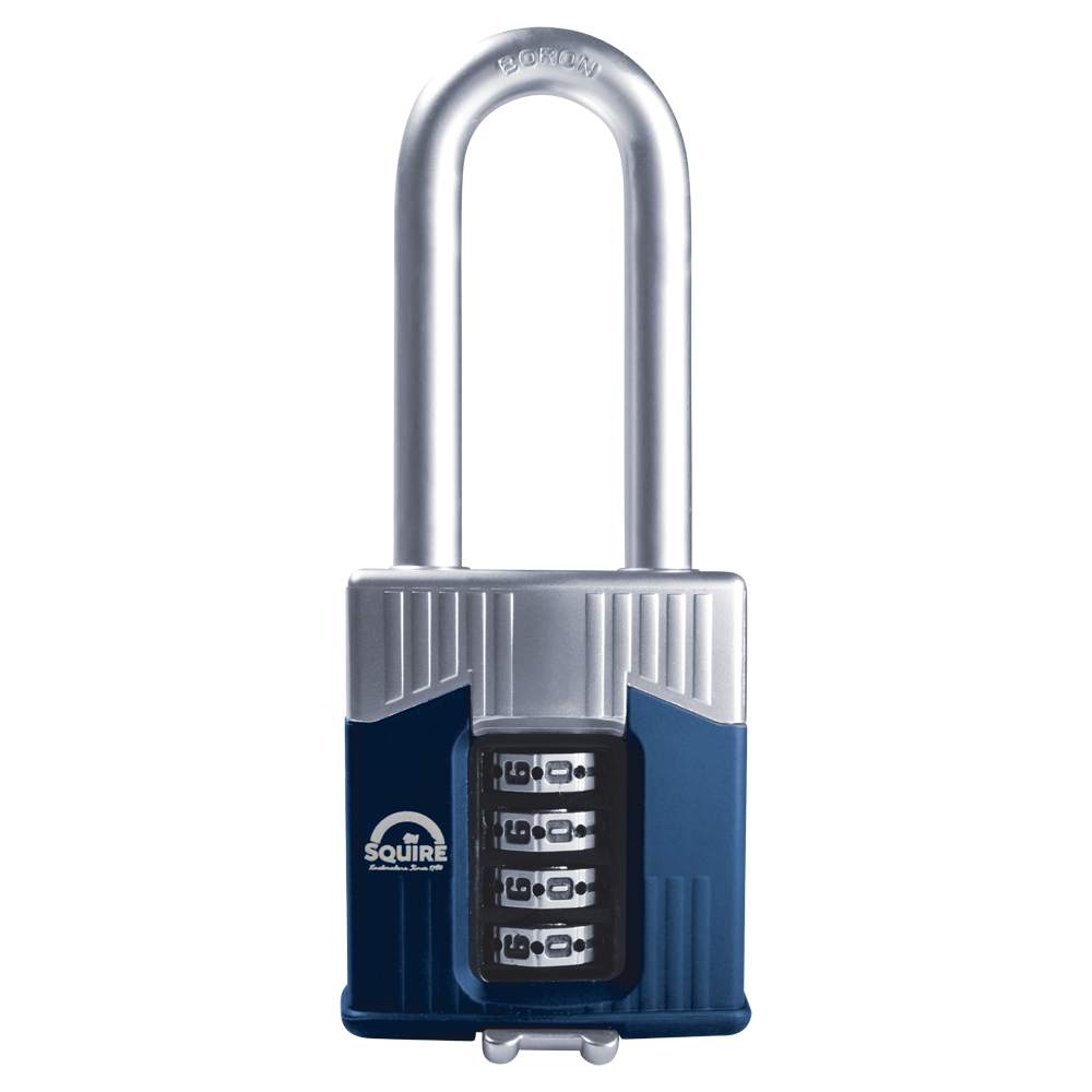 Squire Warrior Long Shackle Combination Padlock