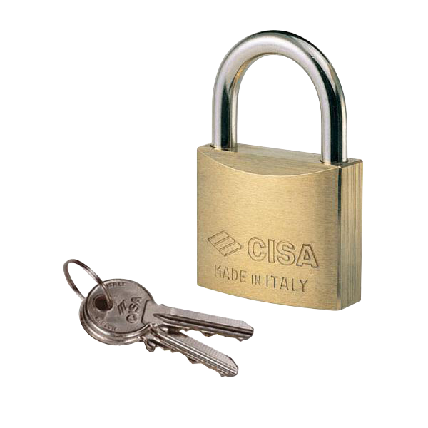 Cisa 22010 KA Brass Padlock