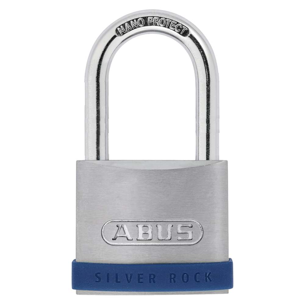 ABUS Long Shackle Zinc Silver Rock Padlock