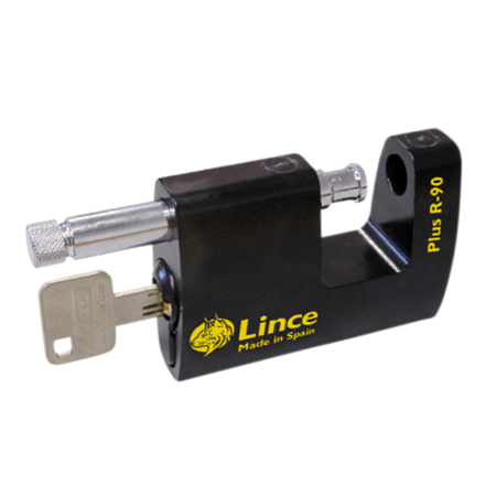 Lince R90 Plus Monoblock Sliding Shackle Padlock