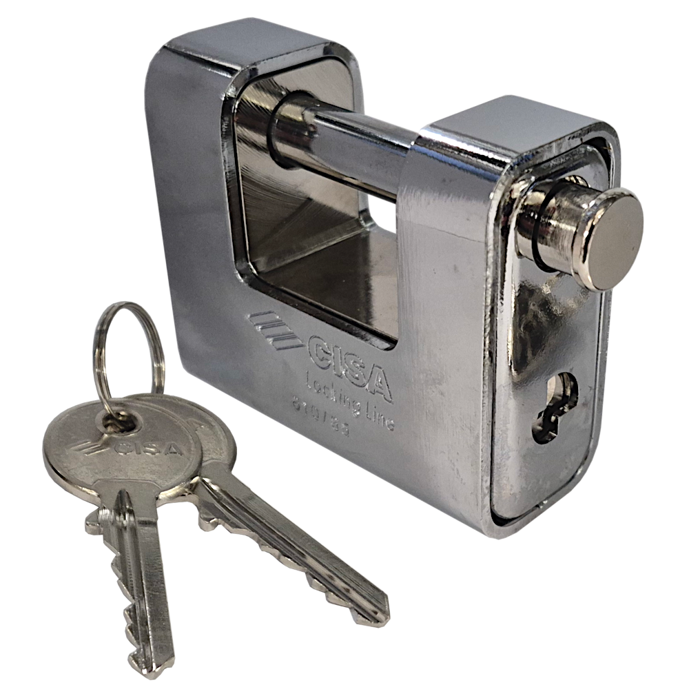 Cisa Locking Line Sliding Shackle Padlock