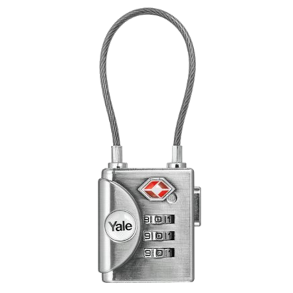 Yale YTP3 TSA Soft Shackle Combination Padlock