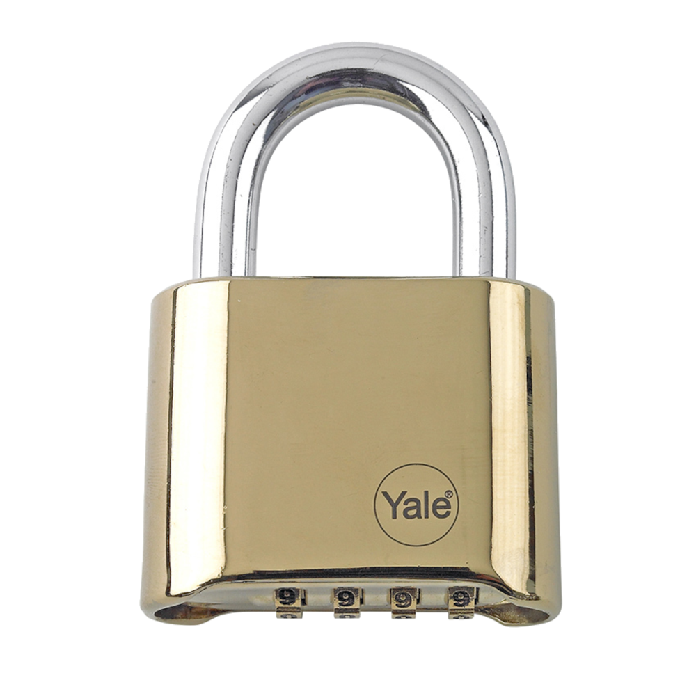 Yale Y126 50mm Brass Combination Padlock