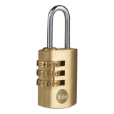 Yale Y150B Brass Combination Padlock