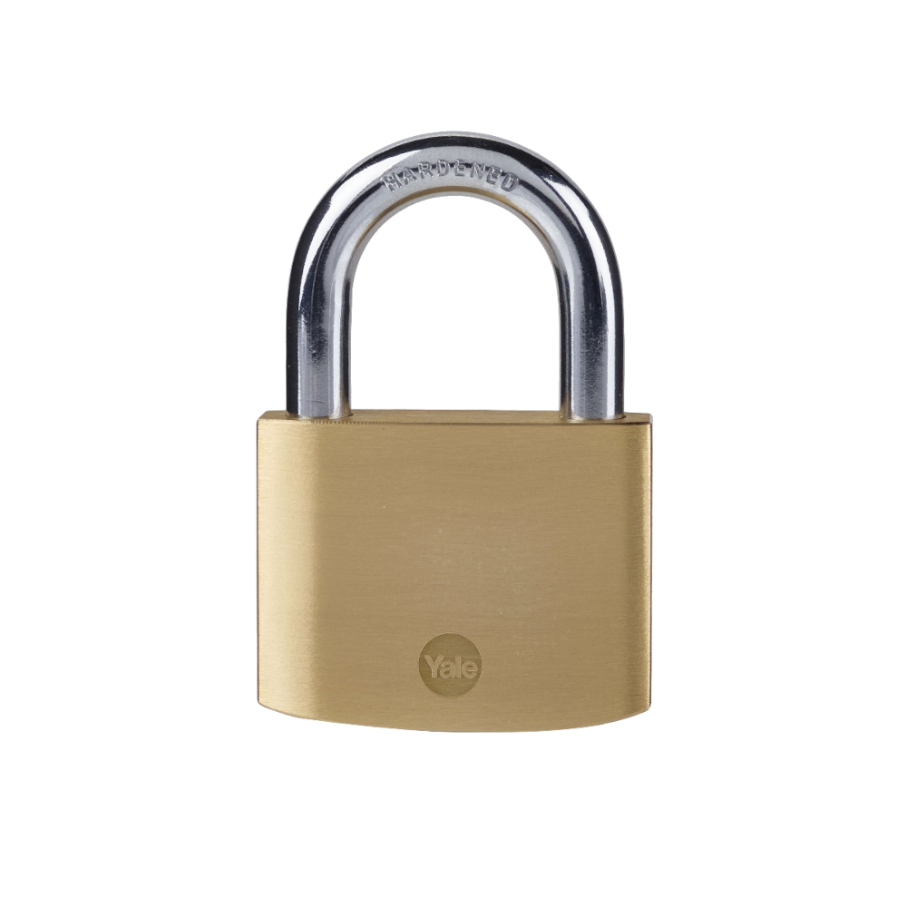 Yale Y110B Brass Padlock