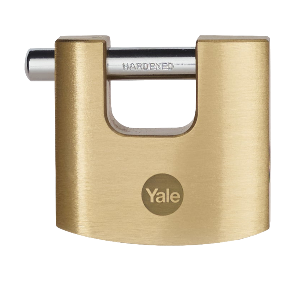 Yale 114B Brass Shutter Padlock
