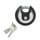 Yale Y130B Maximum Security Stainless Steel Discus Padlock with Cover