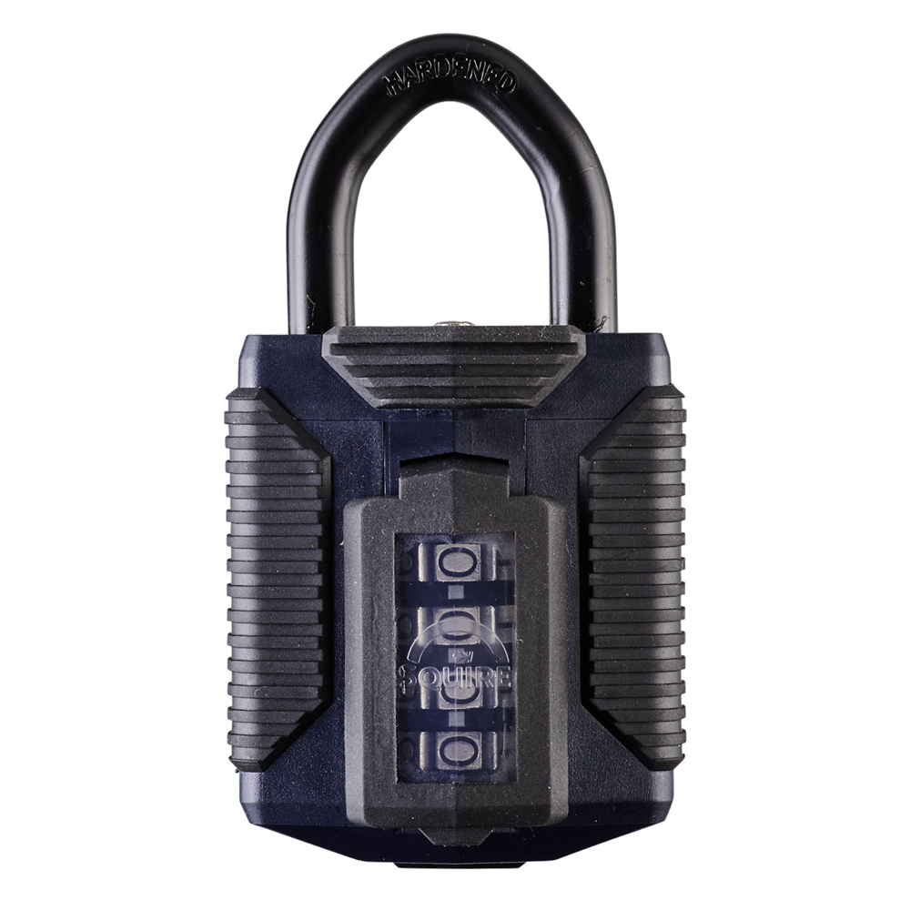 Squire CP50S All Terrain Combination Padlock Nothing But Padlocks 50mm Black & Blue