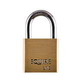 Squire Lion Brass Padlock with Stainless Steel Shackle