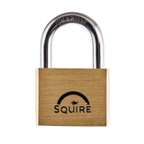 Squire Lion Brass Padlock with Stainless Steel Shackle