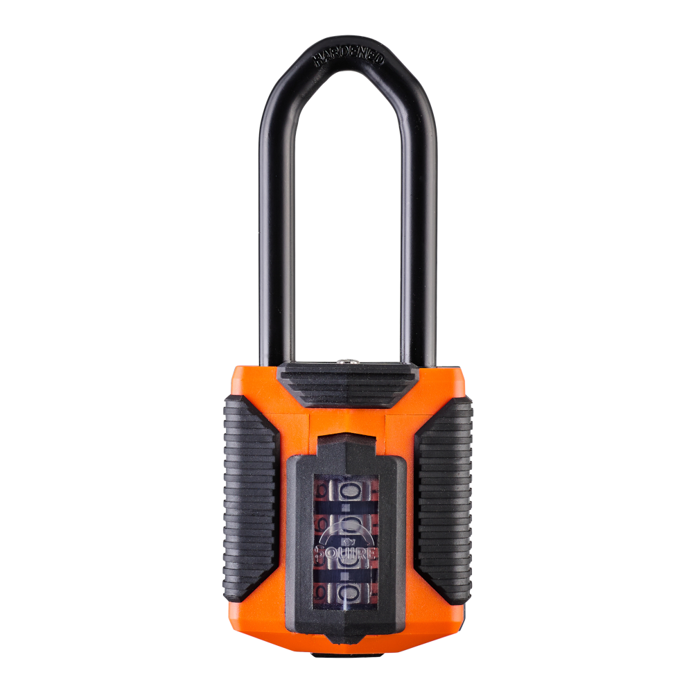 Squire CP50S All Terrain Combination Padlock Nothing But Padlocks 50mm Orange