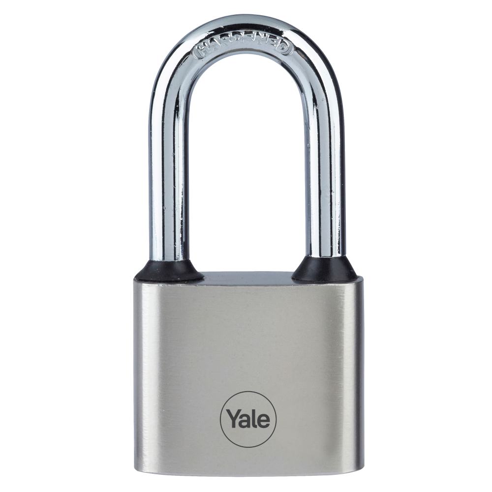 Yale Y112 Series Disc Tumbler Long Shackle Cast Iron Padlock