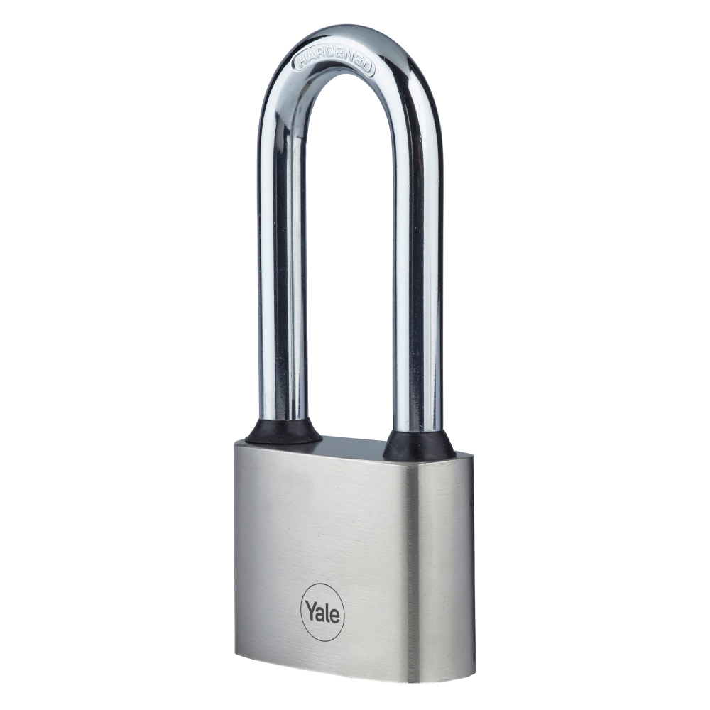 Yale Y112 Series Disc Tumbler Long Shackle Cast Iron Padlock