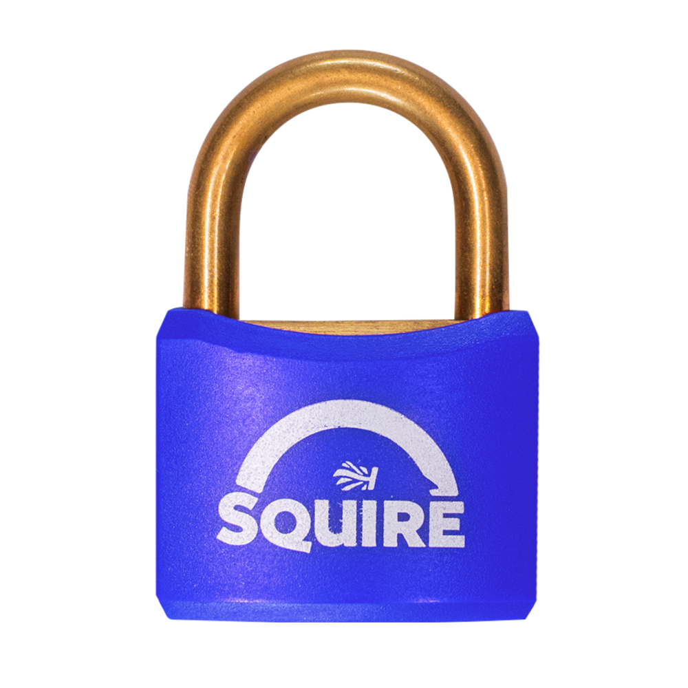Squire BR40 Brass Padlock with Brass Shackle KD