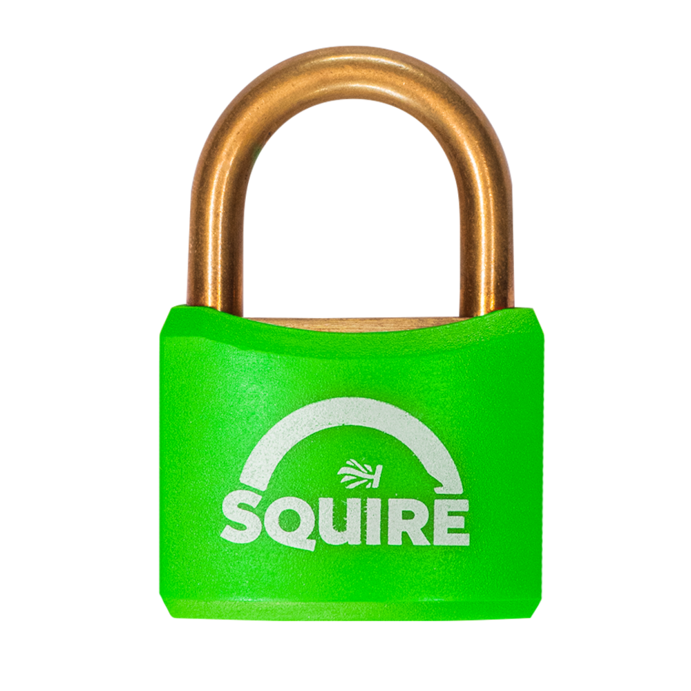 Squire BR40 Brass Padlock with Brass Shackle KD