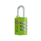 Zone TSA Luggage Combination Padlock