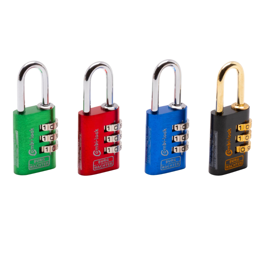 Burg-Wächter 88 Combination Padlock Nothing But Padlocks 20mm Red