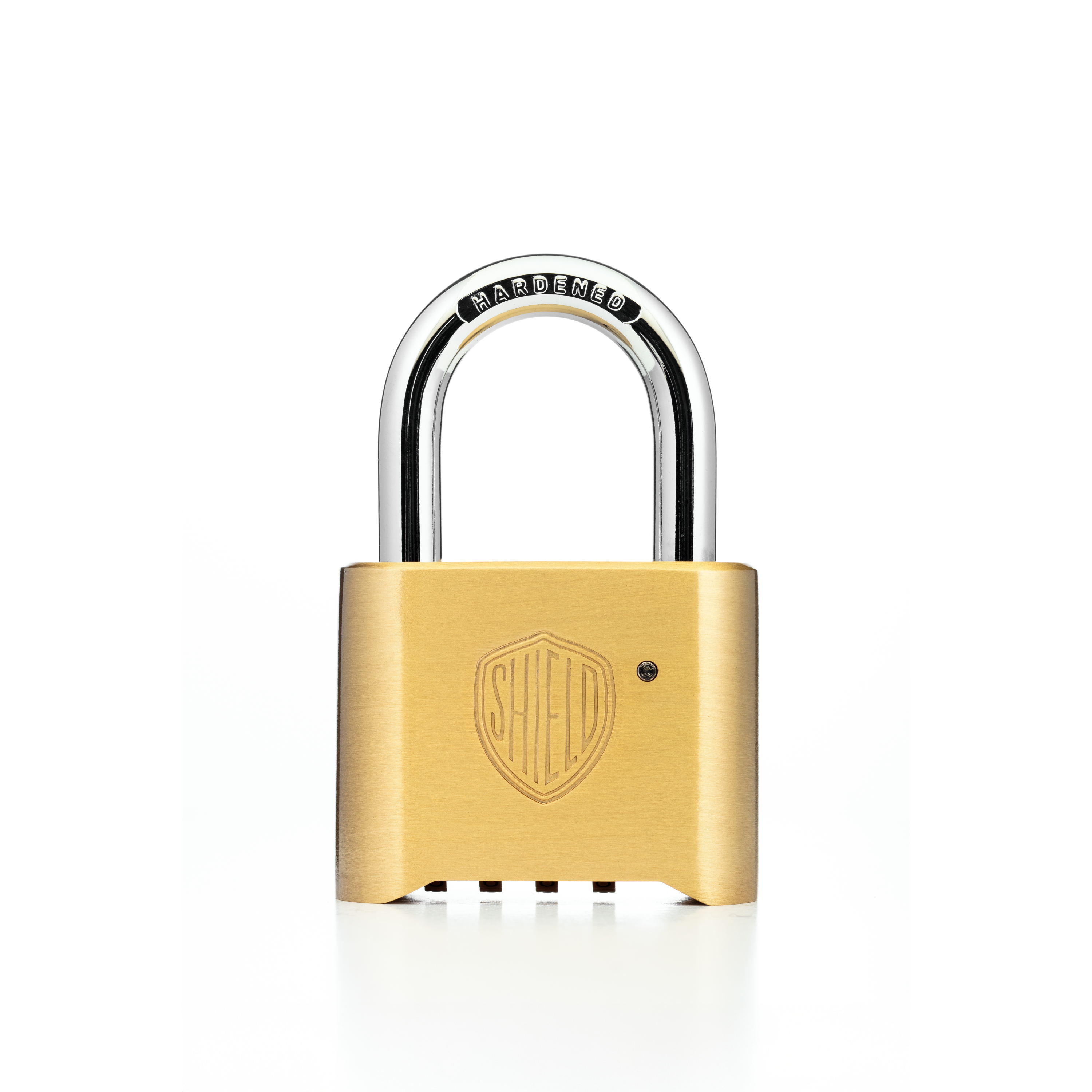 Shield Heavy Duty Brass Combination Padlock