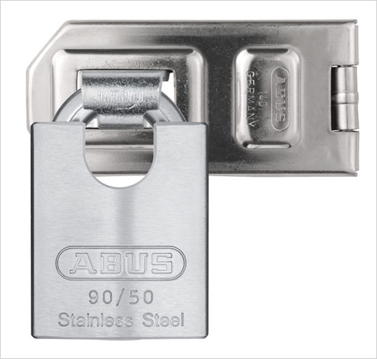 Discus Padlock on Hasp