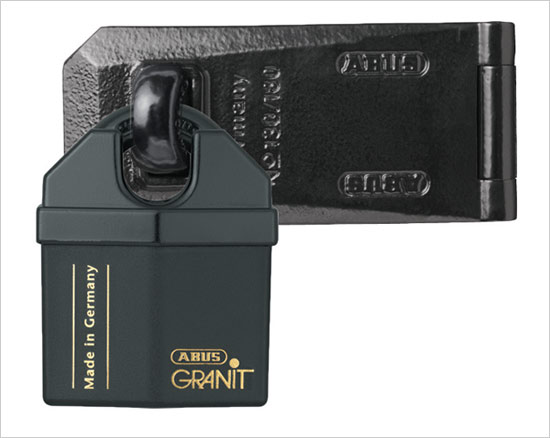 Discus Padlock on Hasp