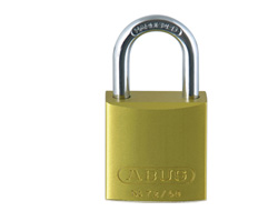 Yellow Aluminium Padlock