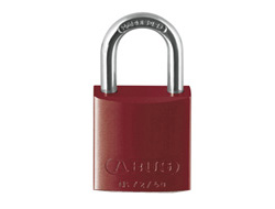 Red Aluminium Padlock 40mm