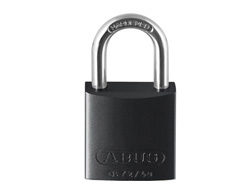 Black Aluminium Padlock 40mm