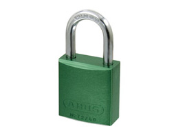 Green Aluminium Padlock 40mm