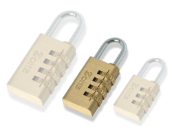 Brass Combination Padlock  30mm / 4 dials