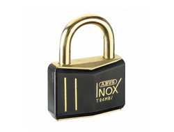 30mm_Keyed Alike Brass Shackle Padlock - Black