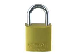 Yellow Aluminium Padlock 40mm