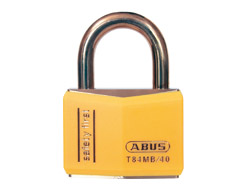 Keyed Alike Safety Padlock Yellow