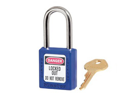 Zenex Safety Padlock Blue