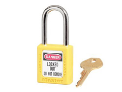 Zenex Safety Padlock Yellow