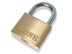 Zone Brass Padlock 50mm