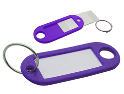 Purple Key Tag