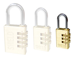 Shield 20mm Brass Combination Padlock