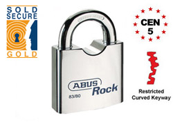 Restricted ABUS Rock Padlock