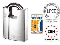 Abloy PL362 Closed Shackle Padlock CEN6