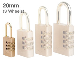 Extra Small Combination Padlock 20mm