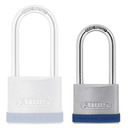 Keyed Alike Long Shackle Silver Rock Padlock 40mm 