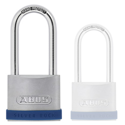 Keyed Alike Long Shackle Silver Rock Padlock 50mm 