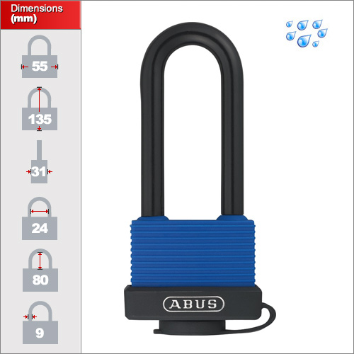 Extra clearance large padlock